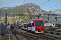 TMR RABe 527 in Martingy. 
03.10.2014