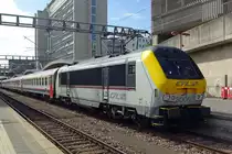 On 22 September 2019, CFL 3005 stands with a service to Kautenbach and Liége in Luxembourg. 