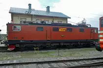 Swedisch oldie from Kalmar MA 828 stands on 12 September 2015 in the railway museum at Gävle.