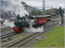 The Blonay-Chamby G 2x 2/2 105 in Blonay; in the background the Castle of Blonay.

13.06.2020