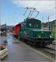 The +GF+ Ge 4/4 75 with a short train to Chamby in Blonay.

28.06.2020