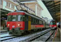 The RBe 4/4 (540 030-4) in Lausanne. 
17.12.2010