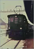 SMB Be 4/4 with a local train to Solothurn in Moutier
(ca 1981/scanned analog picture)