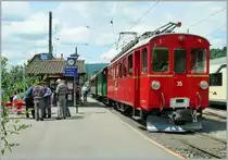 The RhB Bernina ABe 4/4 35 by the Blonay Chamby Railways. 
12.06.2011