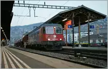 Re 620 075-2 in Vevey. 
14.02.2011